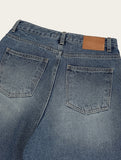 Chike Diagonal Rivet Denim Pants