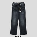 Shade flare denim pants