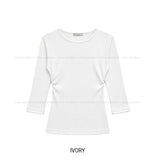 Heez Basic Round Three Quarter Long Sleeve