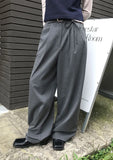 PINSTRIPE STRAP SLACKS