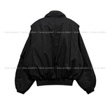 Malt Two-Way High-Neck Flight Jacket