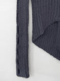 Sleeve Hole Unbalanced Knitwear