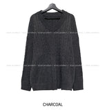 Little V-neck Cable Knit