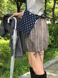 LINEN STRIPE SHORTS