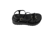 Body Buckle Platform Sole Sandals