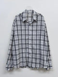 Wrinkle Check Overfit Shirt