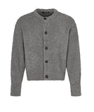 [LANARCH] Boucle Round Neck Cardigan
