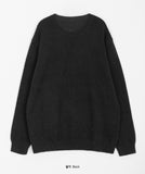 [unisex] Rikko basic color round over knit