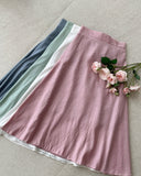 Diane Banding Flared Long Skirt