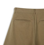 Arc Curved Wide Cotton Pants