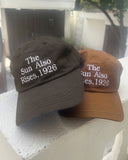 Ulso lettering embroidery cotton ball cap
