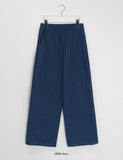 Bimtz Summer Basic Banding Wide Pants