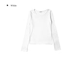 [1+1][MADE] Border Layered Tencel Long Sleeve T-shirt
