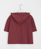 [BAONHAUS] Kerib Stripe Short Sleeve Hood Tee