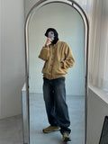 Snap Button Stadium Jacket