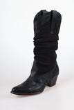 western linen boots