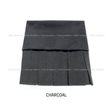 Folding Corduroy Pleated Skirt