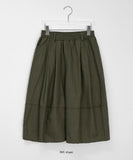 Sinmis Banding Incised Cotton Bermuda Pants