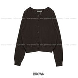 [U-BASIC/wool30%] Autumn Daily Round Cardigan