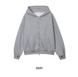 Flory Snap Two-Way Hooded Zip-Up