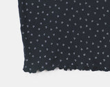 Soming Flower Round Collar Frill Short Sleeve T-Shirt
