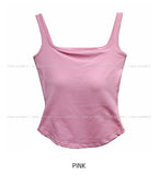 [U-BASIC] Tommy Basic Square Neck Sleeveless (+With Cup)