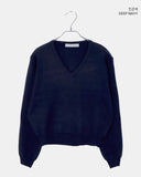 Kanni Basic V-Neck Long Sleeve Knit