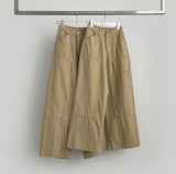 Rivet Fatigue Pocket Point Wide Cotton Pants