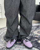Kyren Balloon Pintuck Denim Pants