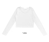 DEEP NECK CROP T