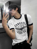 Printing Ringer Short Sleeve Tee