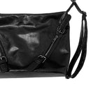 Terran Zipper Two Way Leather Big Shoulder Bag