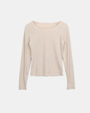 [3SET] Woomin Lace Muffler Short Sleeve Cardigan Long Sleeve T-Shirt Set