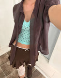 TIE SHEER SHIRT