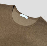 Philip U-neck knit short sleeve T-shirt