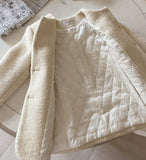 Gerard Pearl Boucle Wool Quilting Half Jacket