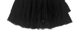 Lying Lace Tiered Banding Mini Skirt