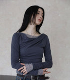 Sain Drape Shirring Tee