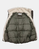 Leyou High Neck Two-Way Fur Padding Jumper