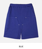 Tear Rivet Double Knee Bermuda Pants