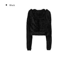 Kendi Angora Knit Sleeveless Cardigan