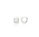Subni Flow Silver One-Touch Earrings S