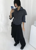 FRILL CHECK SHIRT