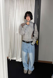 SEAM WASHED WIDE DENIM