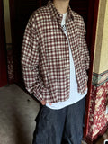 Crop Linen Check Shirt