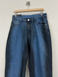Oil Washed Wide Denim