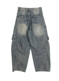 Herique Rivet Cargo Denim Pants