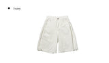 Hetty Side Pintuck Snap Bermuda Pants