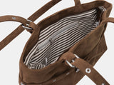 Mokit Suede Belt Shoulder Bag
