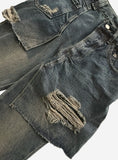 Layered Flare Jeans